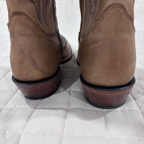 Nocona Men's Legacy Western Boots Tan Brown Brisby Square Toe MD2711 9 EE Wide - Picture 6 of 16